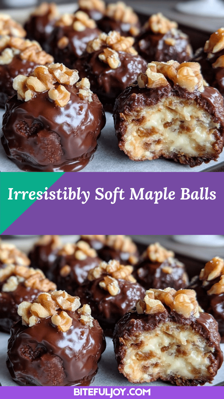 Creamy Maple Balls recipe