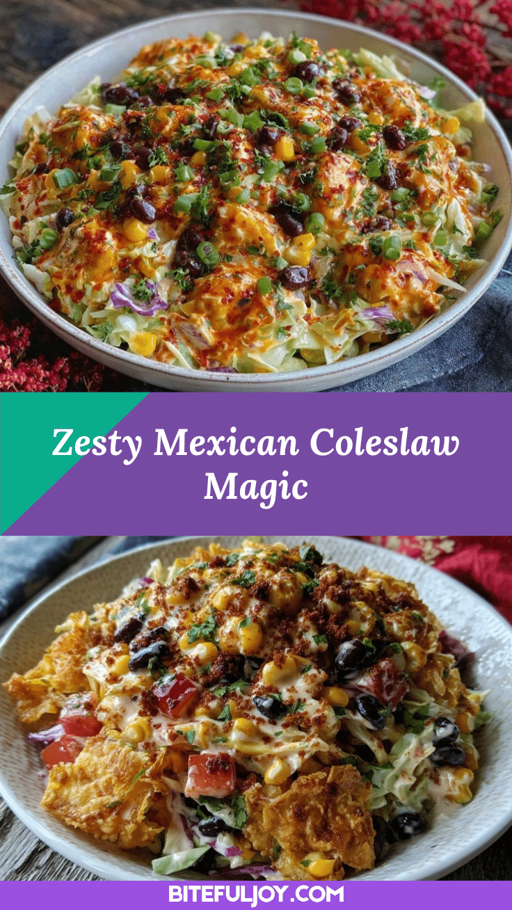 Creamy Mexican Coleslaw recipe