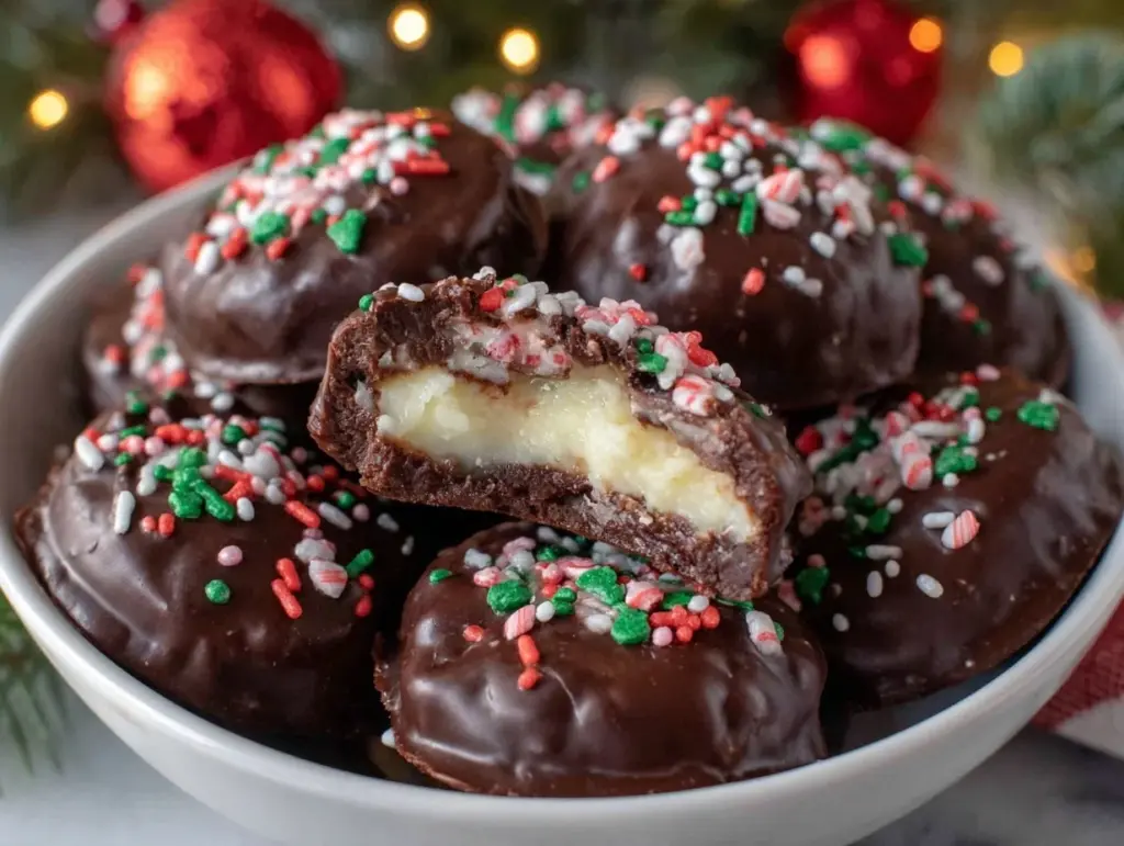 creamy peppermint patties - featured image