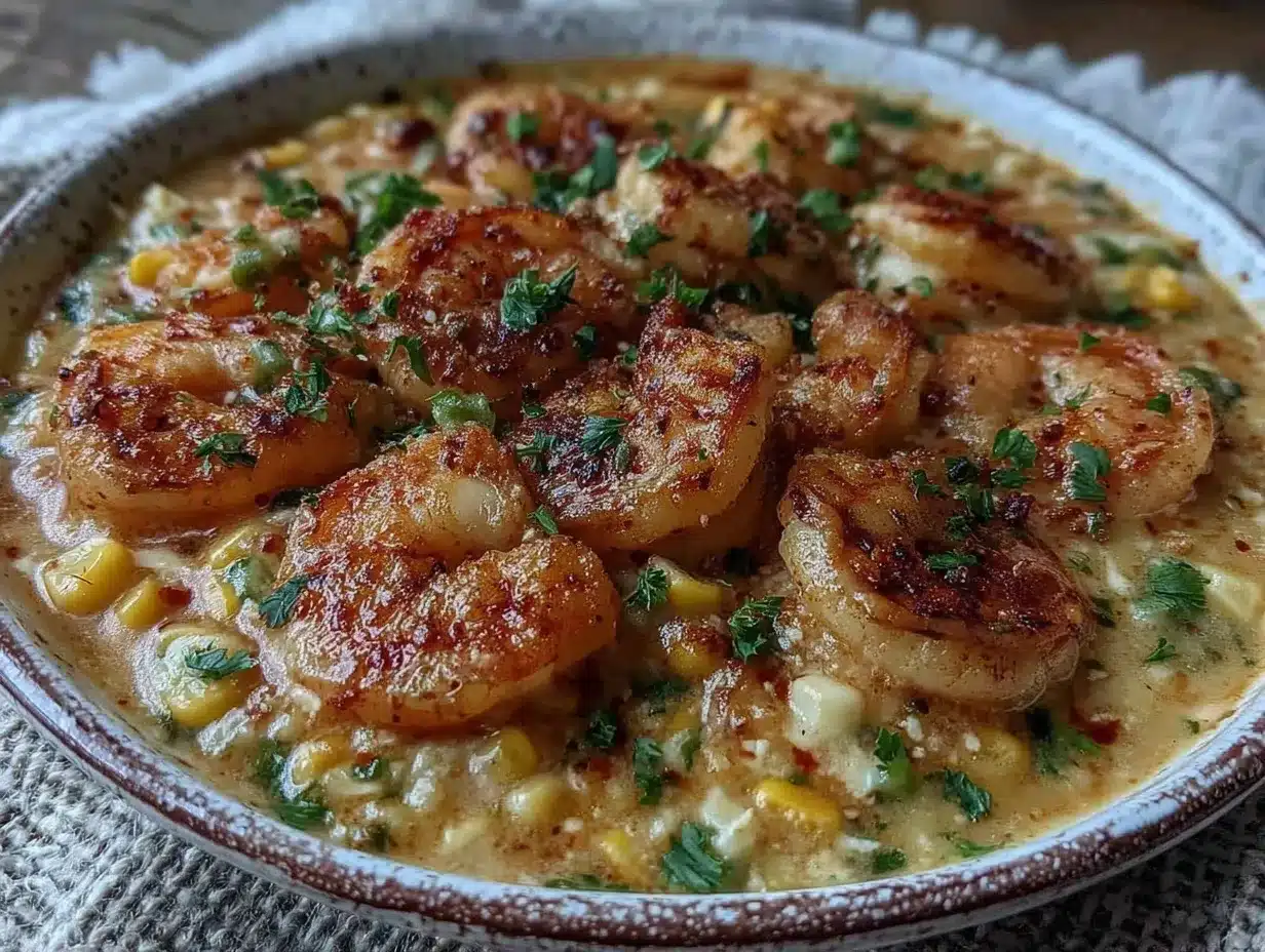 creamy shrimp and corn chowder preparation steps