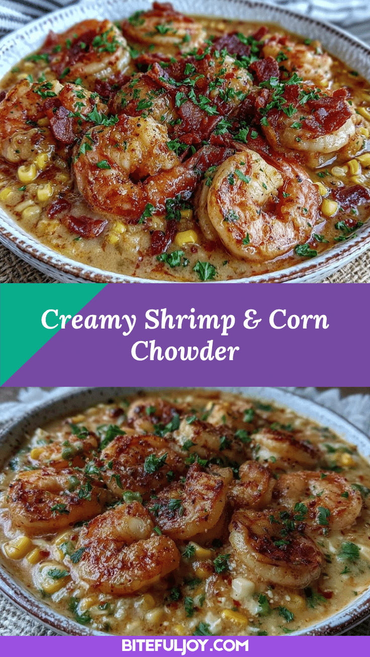 creamy shrimp and corn chowder recipe