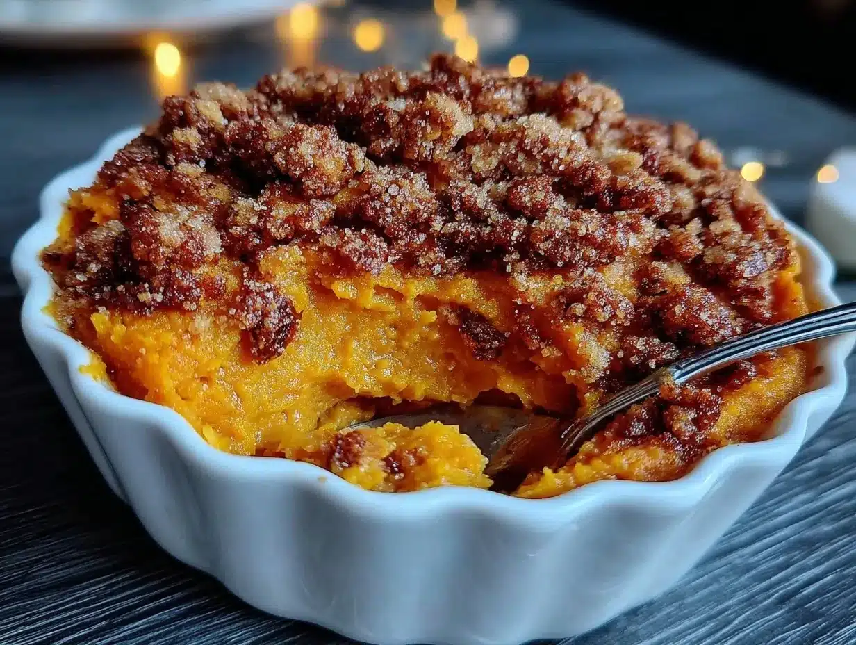 creamy sweet potato casserole preparation steps