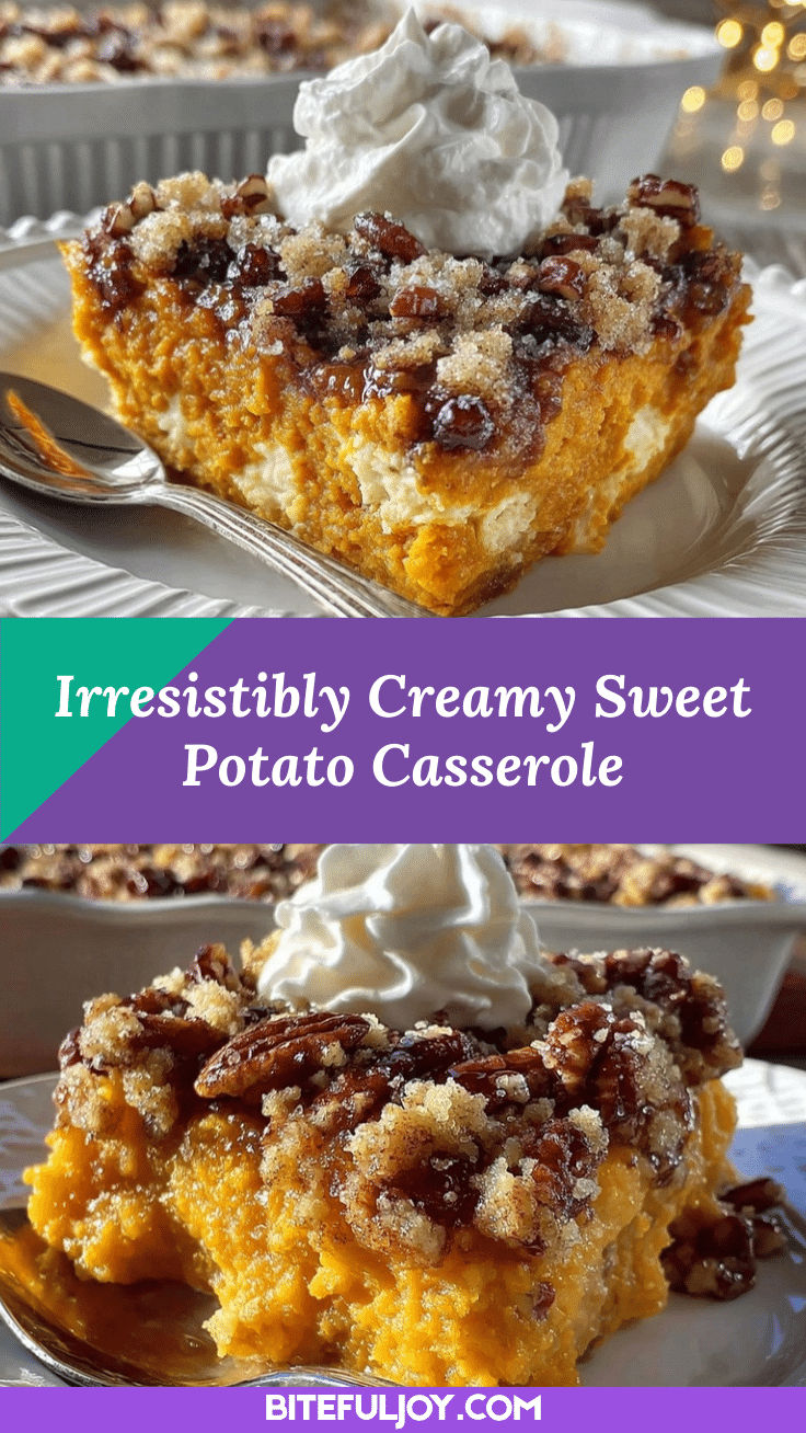 creamy sweet potato casserole recipe