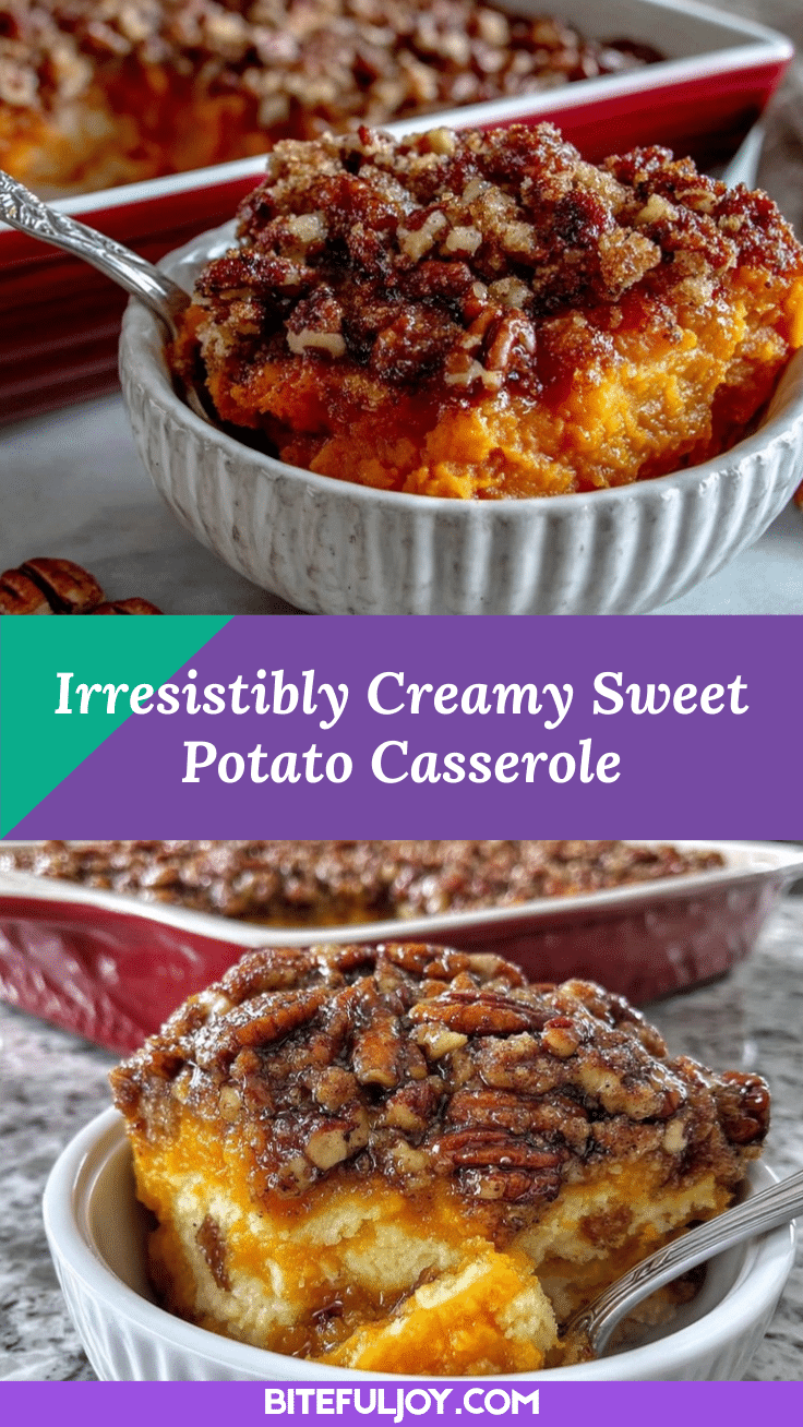 creamy sweet potato casserole recipe