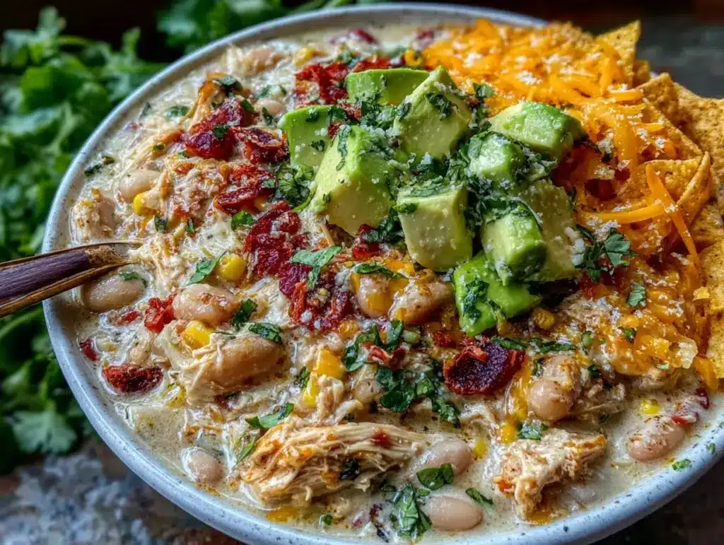 Creamy White Chicken Chili - featured image