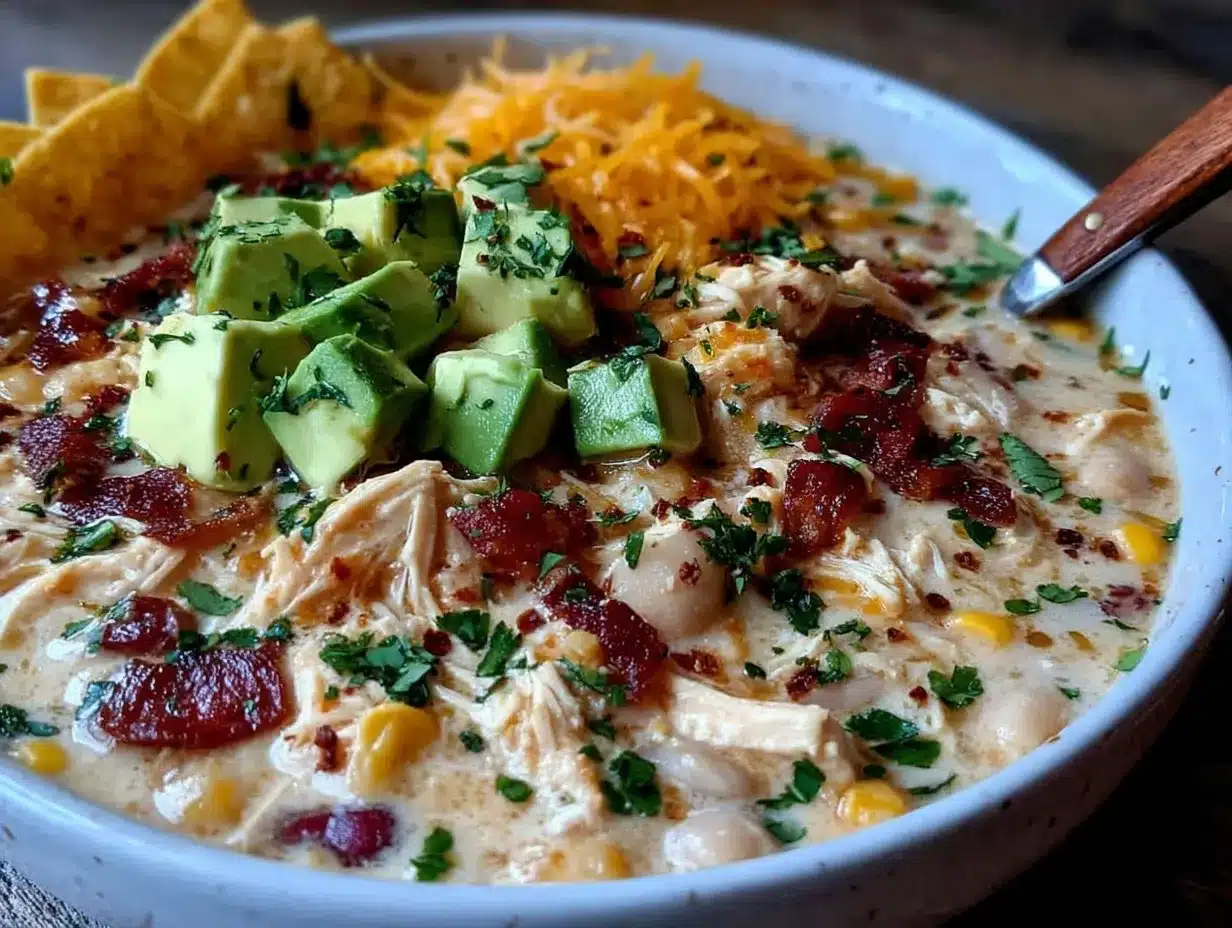 Creamy White Chicken Chili preparation steps