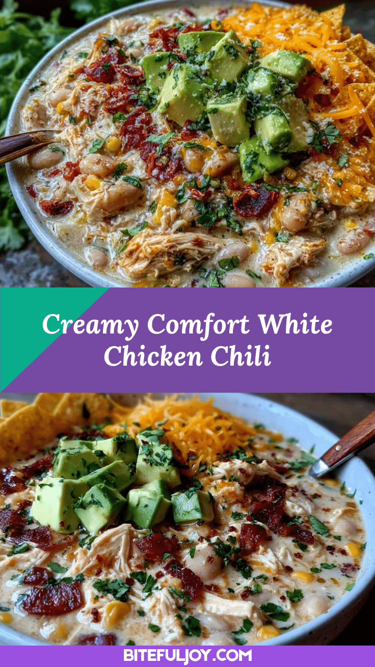Creamy White Chicken Chili recipe