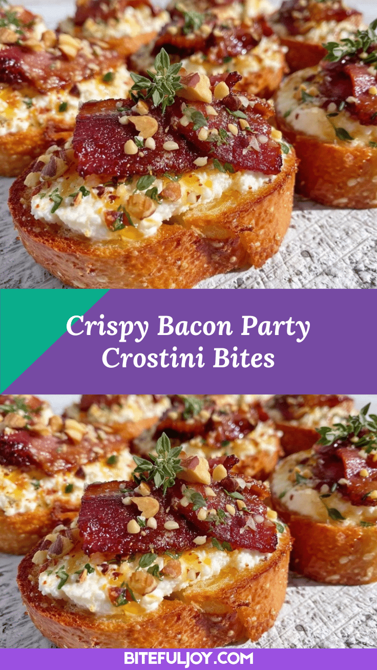 crispy bacon crostini recipe
