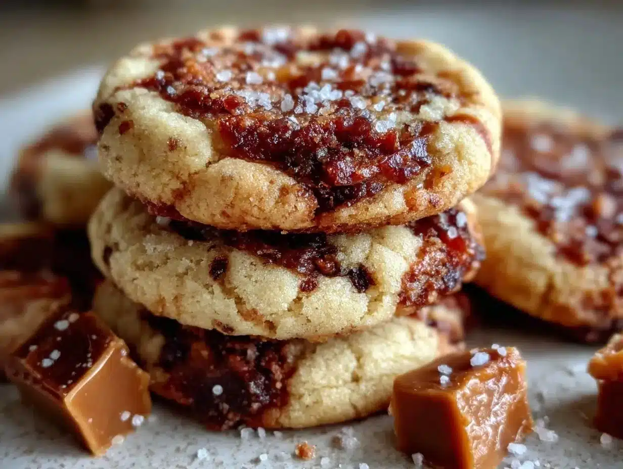 crispy brown butter toffee cookies preparation steps