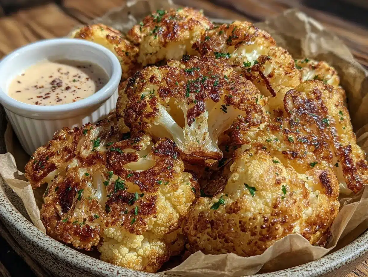 crispy cauliflower bites preparation steps
