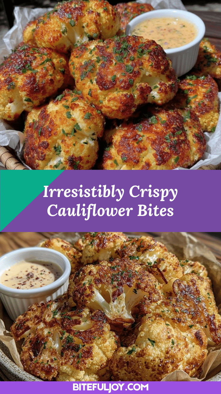 crispy cauliflower bites recipe
