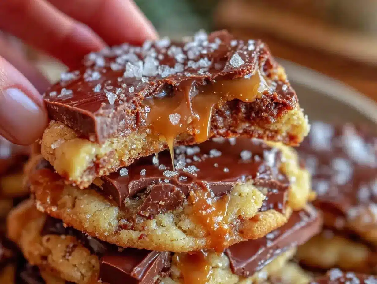 crispy Christmas crack cookies preparation steps