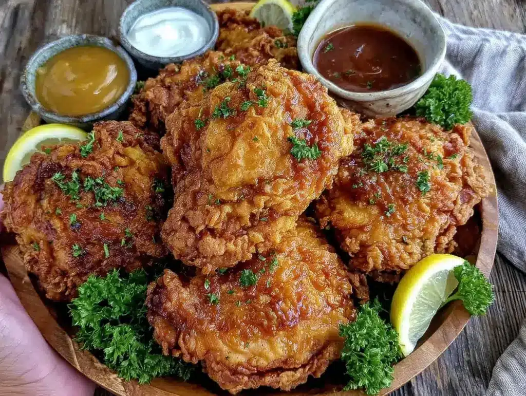 crispy fried chicken - featured image