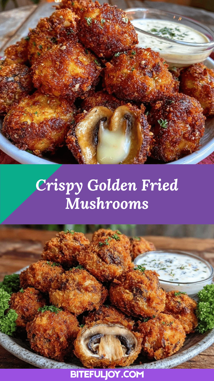 crispy fried mushrooms recipe