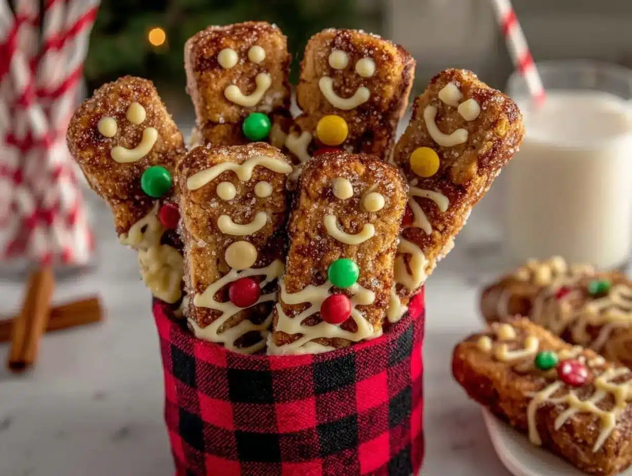 crispy gingerbread cookie sticks preparation steps