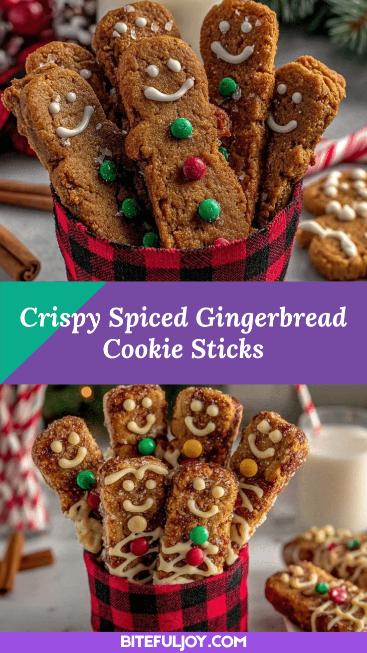 crispy gingerbread cookie sticks recipe
