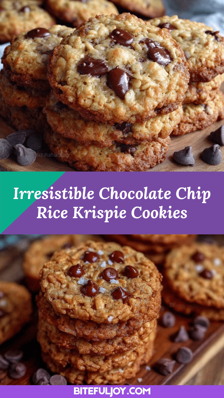 crispy rice krispie chocolate chip cookies recipe