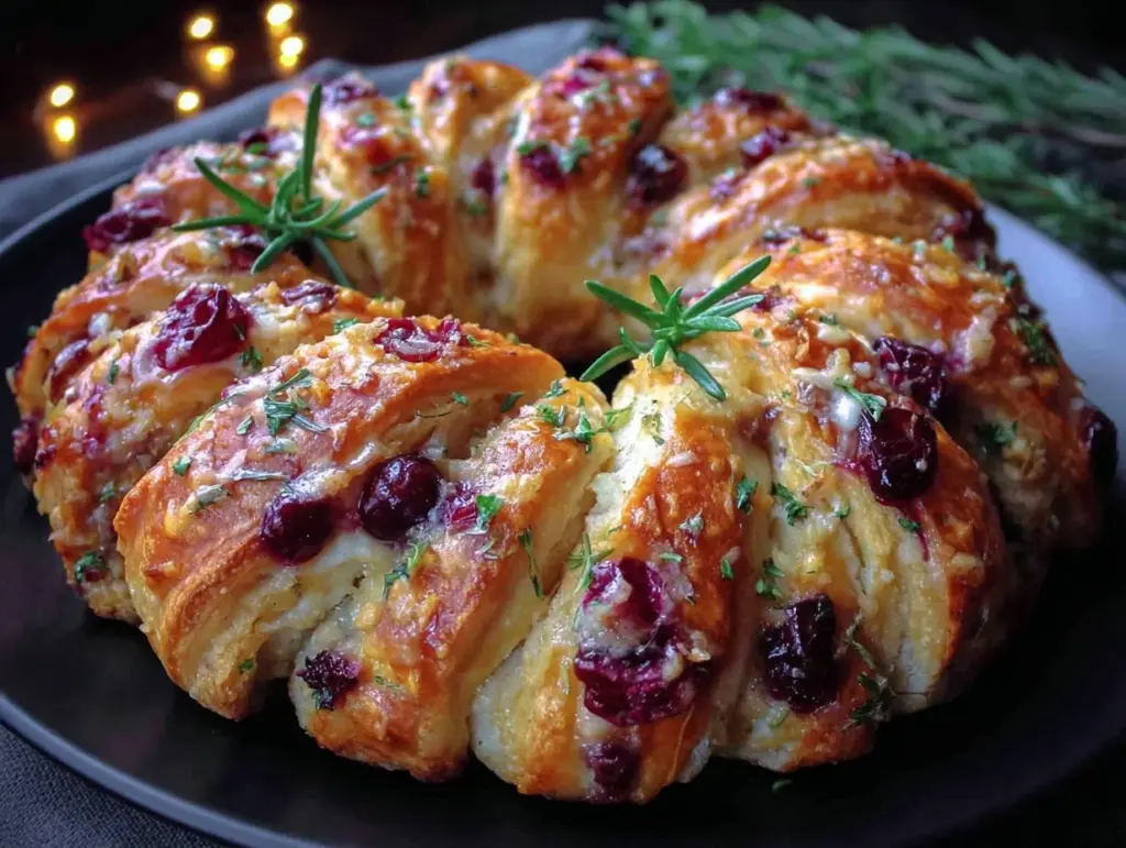 Crispy Turkey Cranberry Crescent Ring - featured image