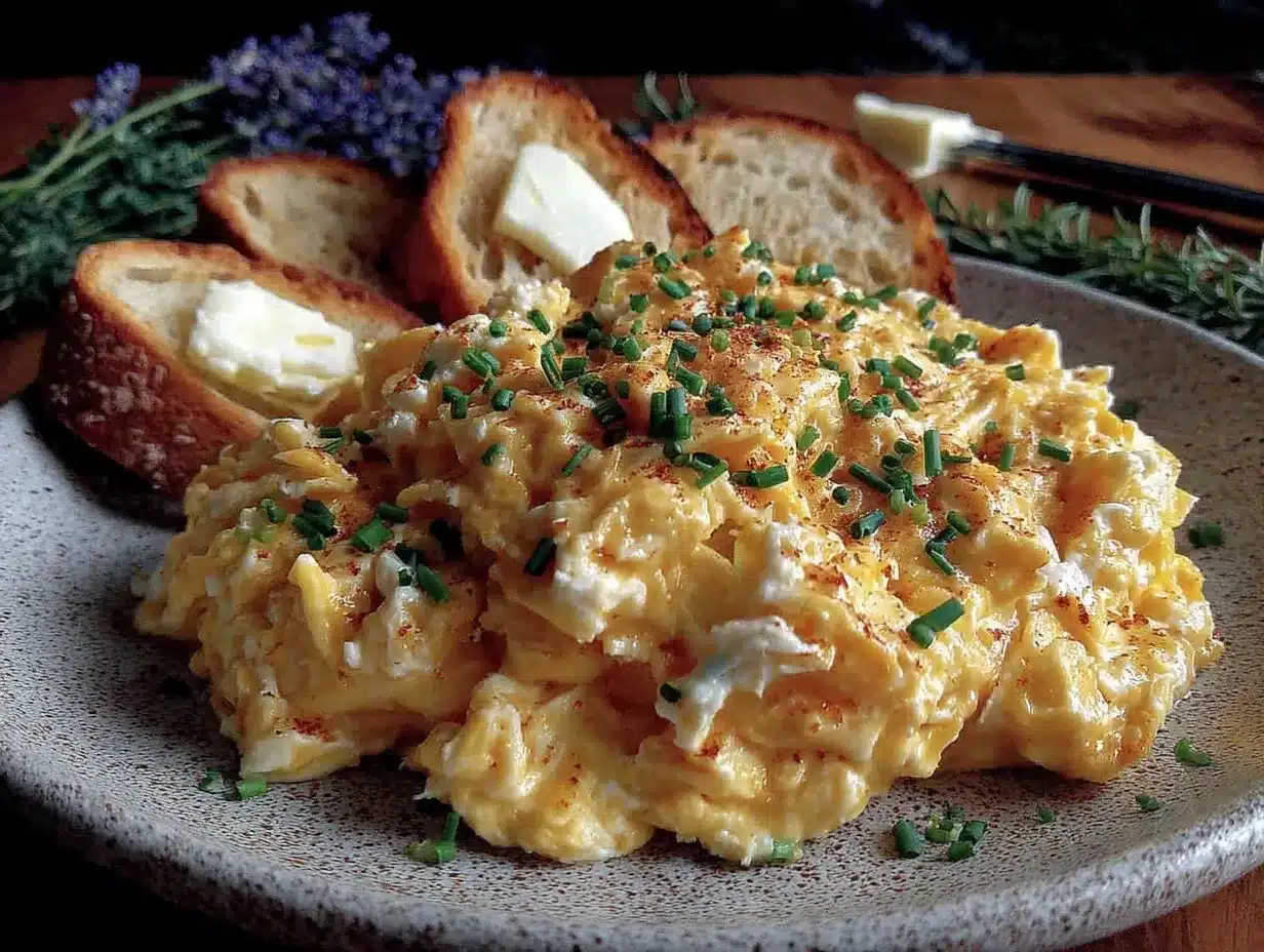 fluffy scrambled eggs preparation steps