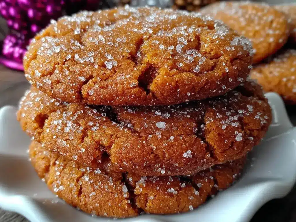 ginger molasses cookies Starbucks copycat - featured image