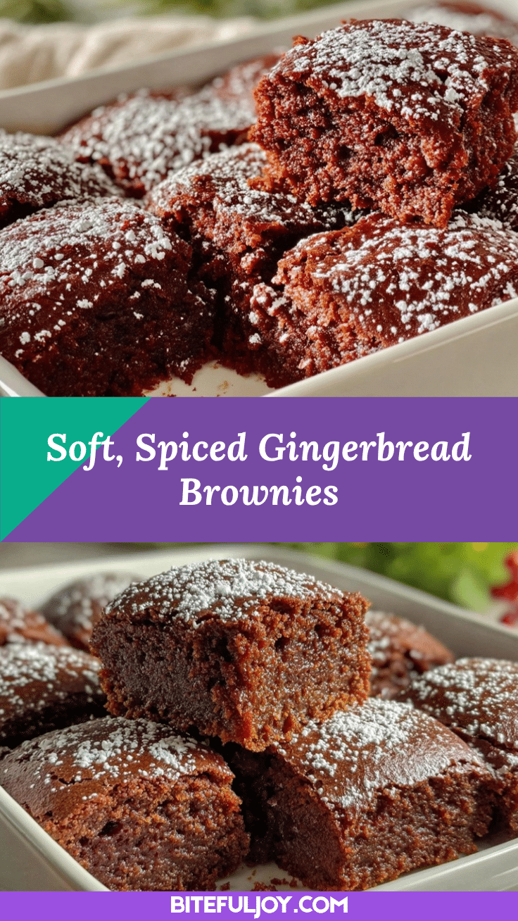gingerbread brownies recipe