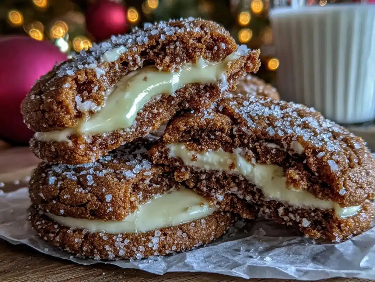 gingerbread cheesecake cookies preparation steps