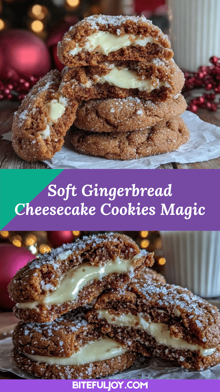 gingerbread cheesecake cookies recipe