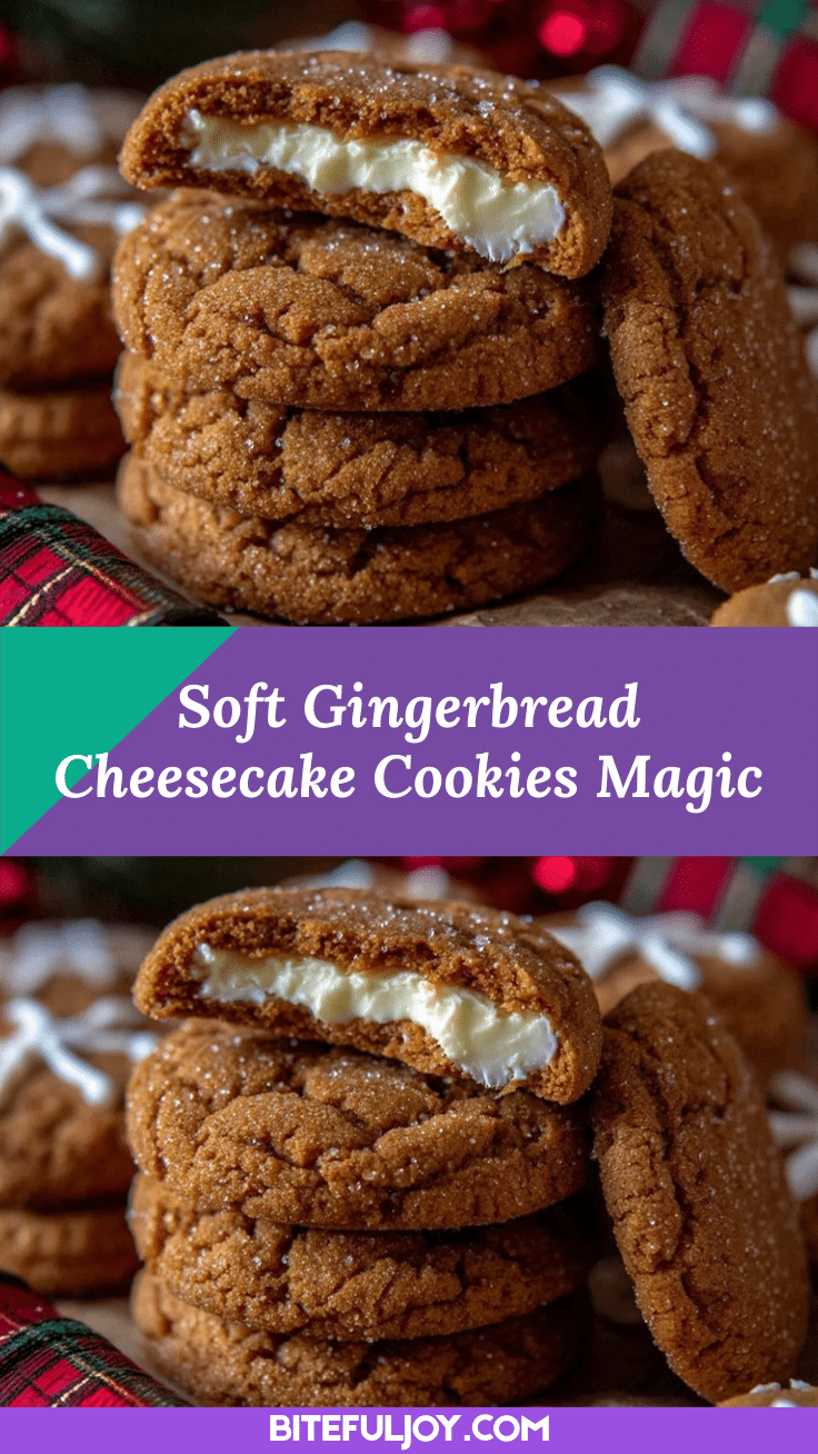 gingerbread cheesecake cookies recipe