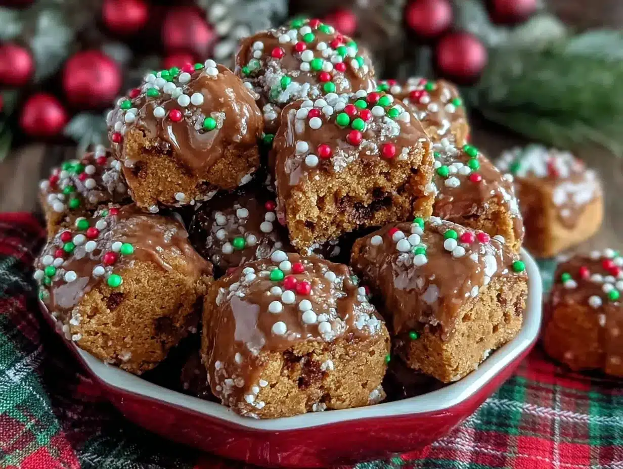 gingerbread cookie bites preparation steps
