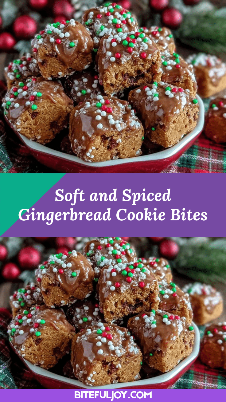 gingerbread cookie bites recipe