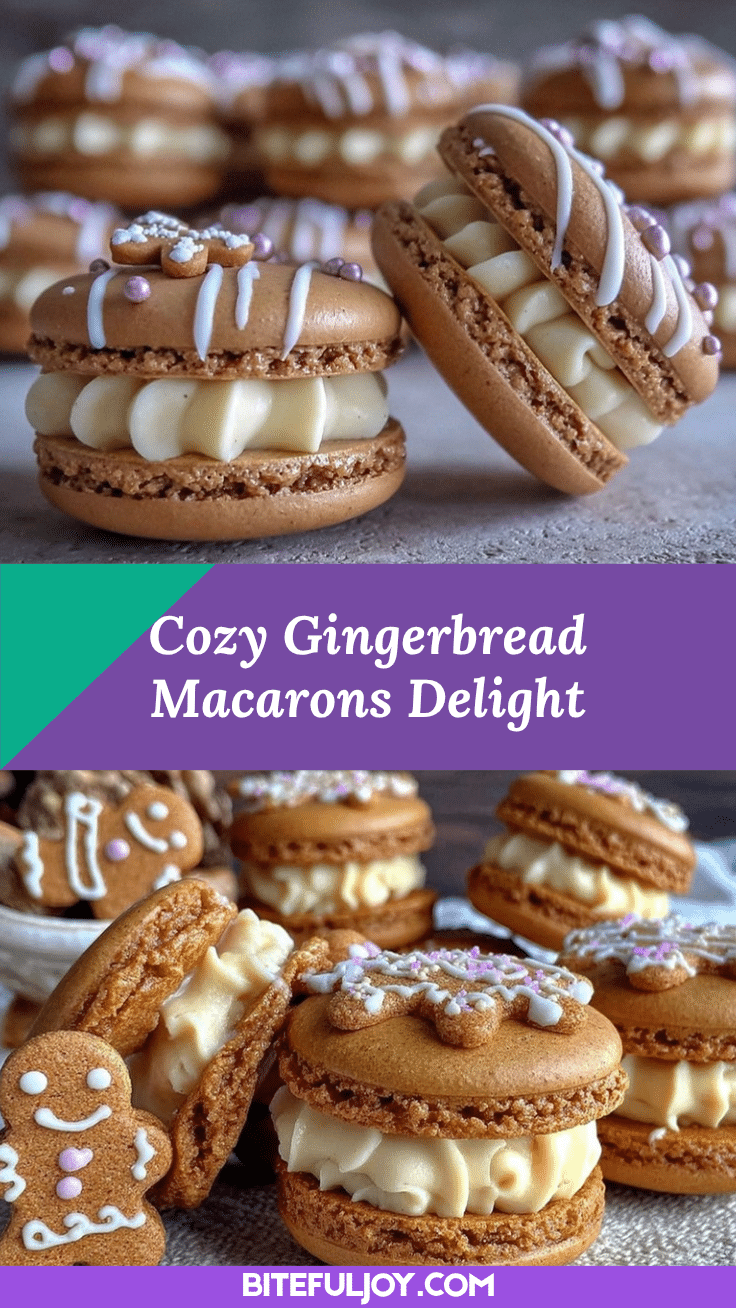gingerbread macarons recipe