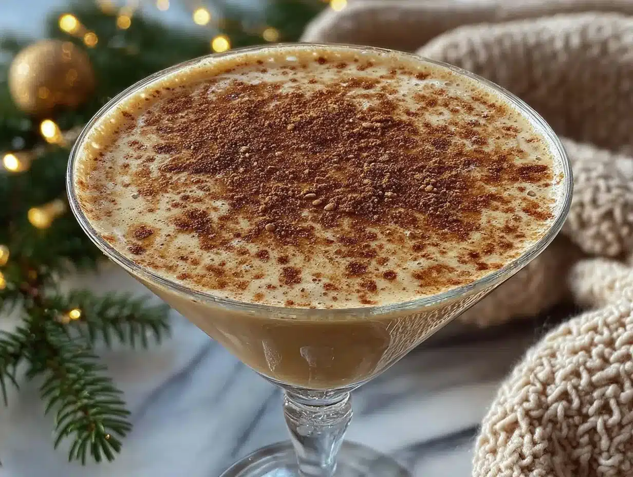 gingerbread martini preparation steps