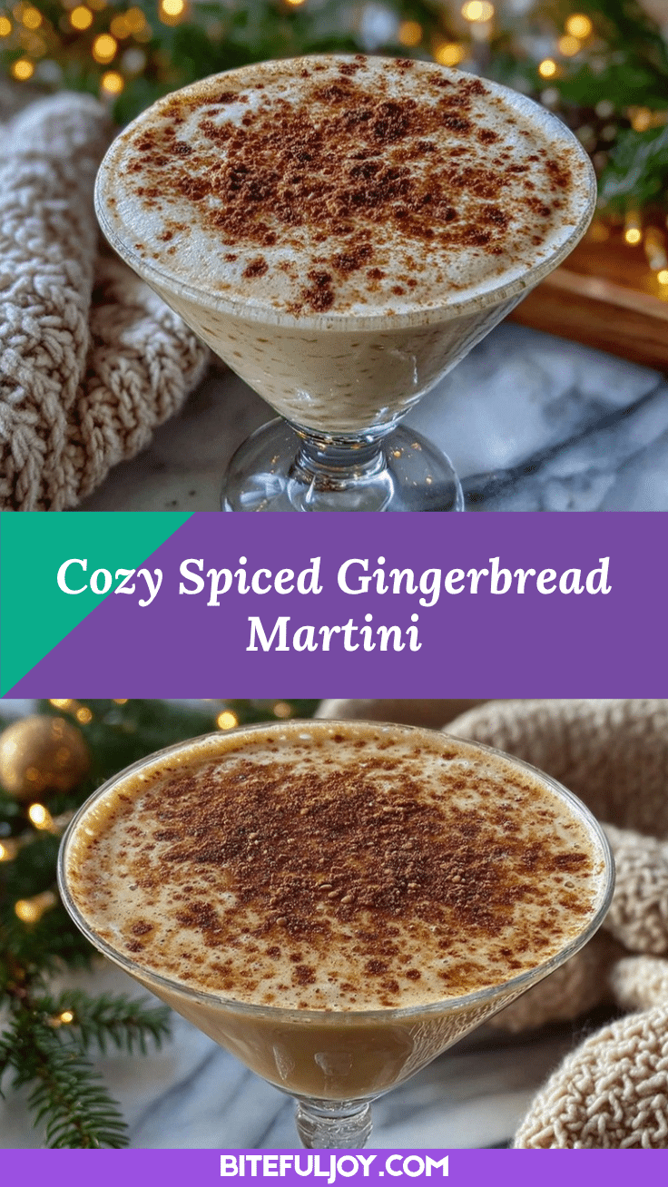 gingerbread martini recipe