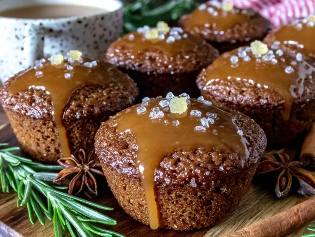 gingerbread muffins - featured image