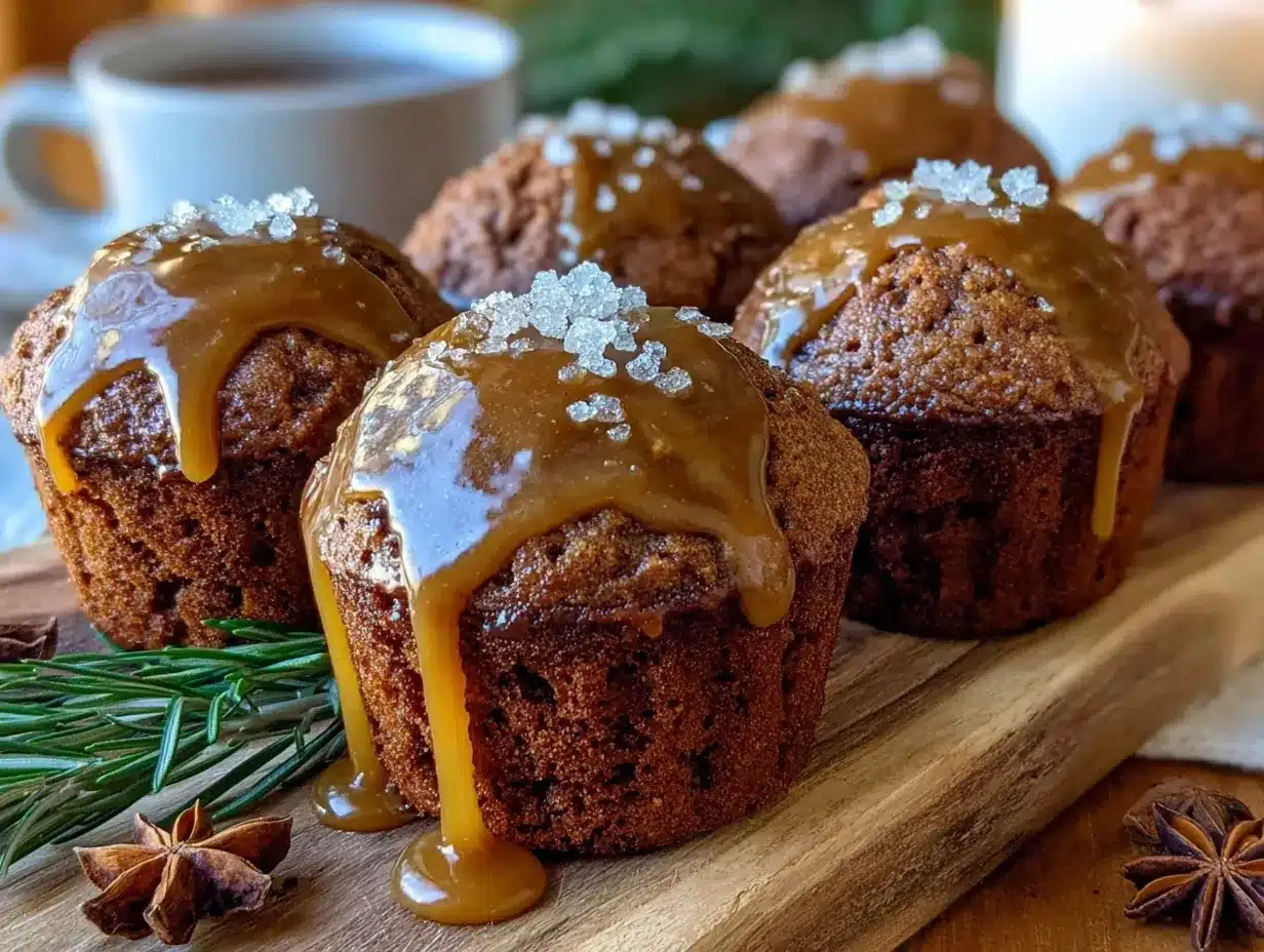 gingerbread muffins preparation steps