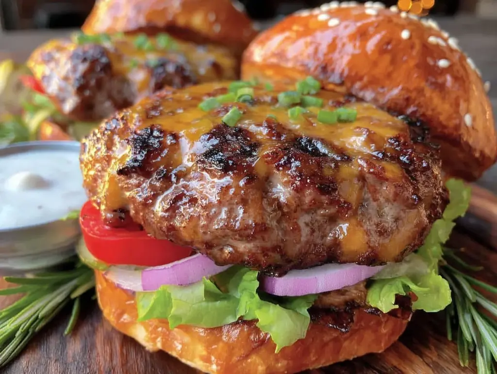 homemade beef burgers - featured image