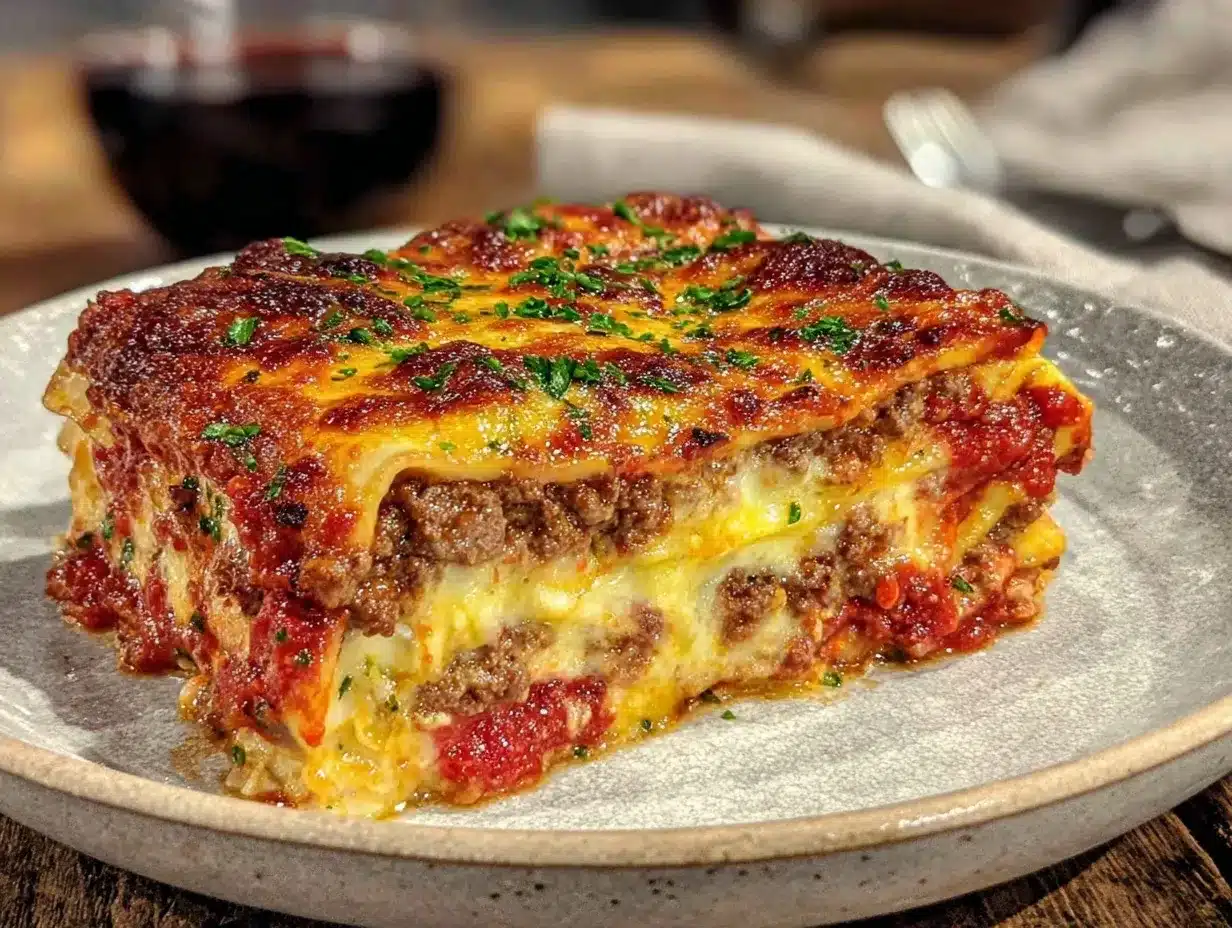 homemade lasagna preparation steps