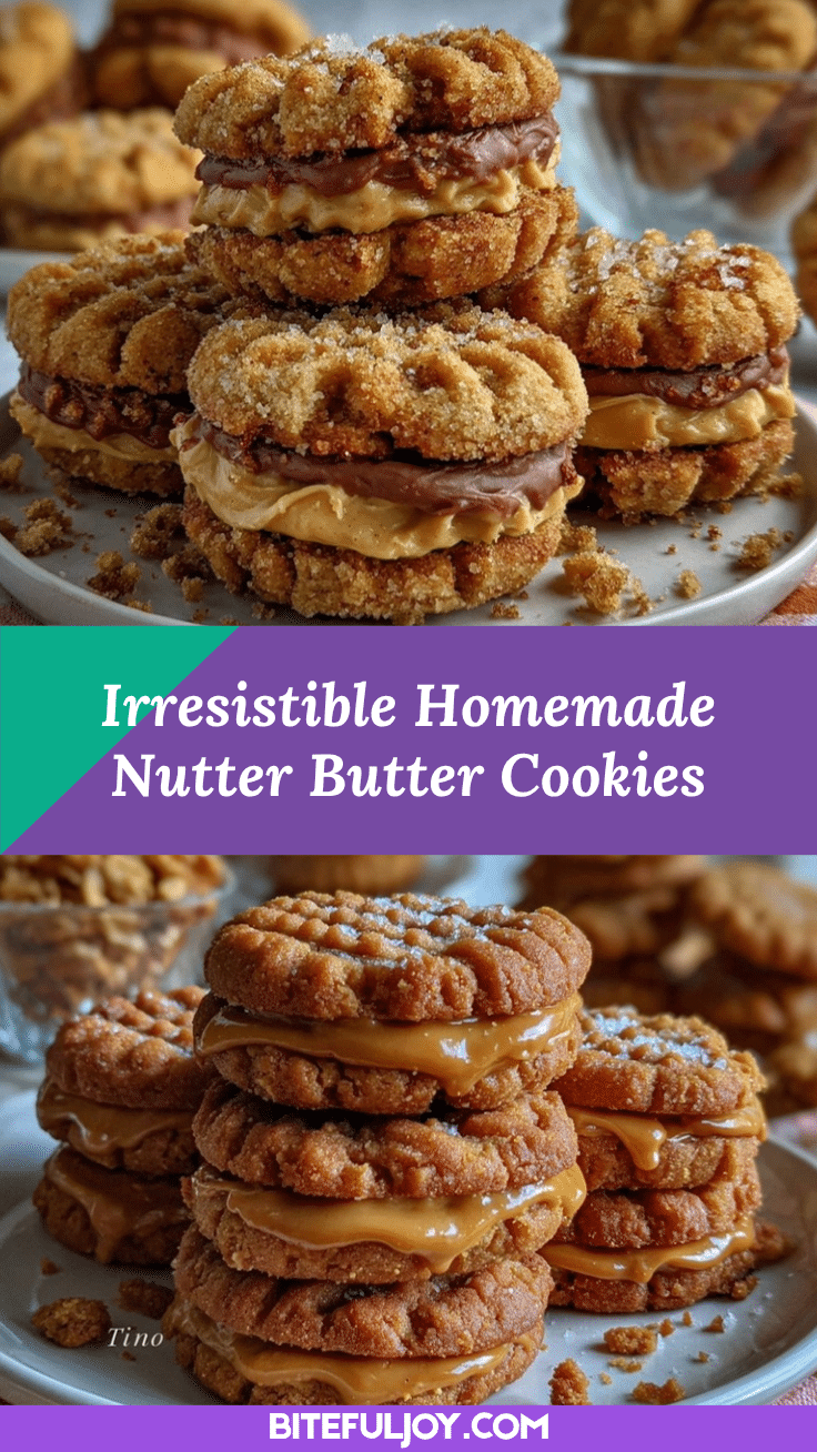 homemade Nutter Butter cookies recipe