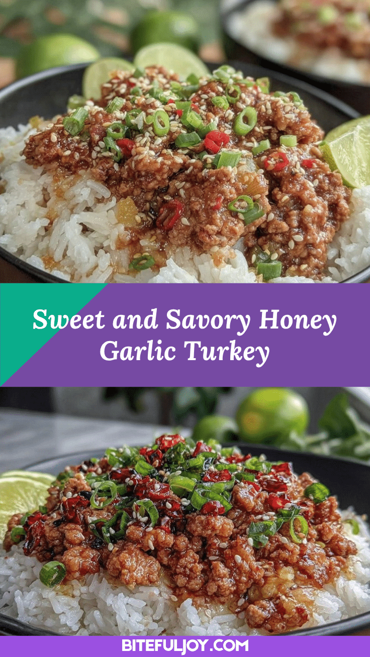 honey garlic ground turkey recipe