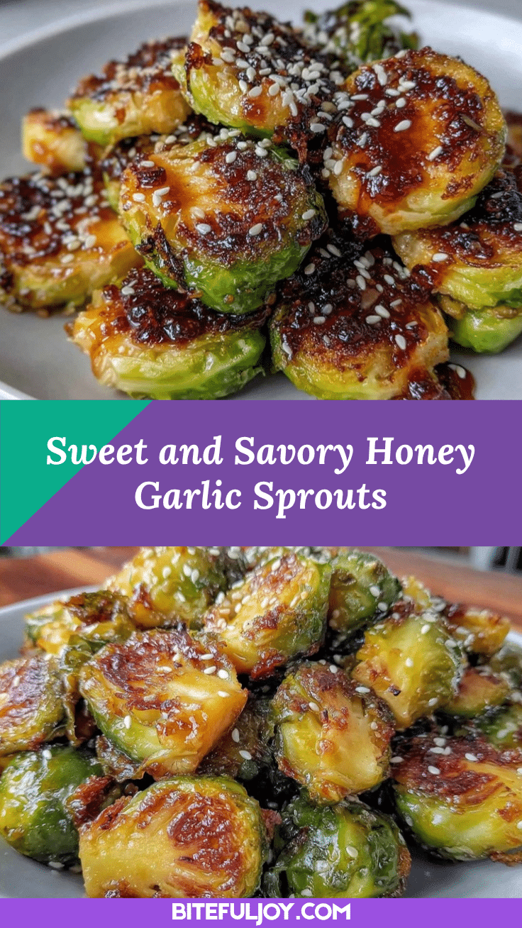honey garlic roasted Brussels sprouts recipe