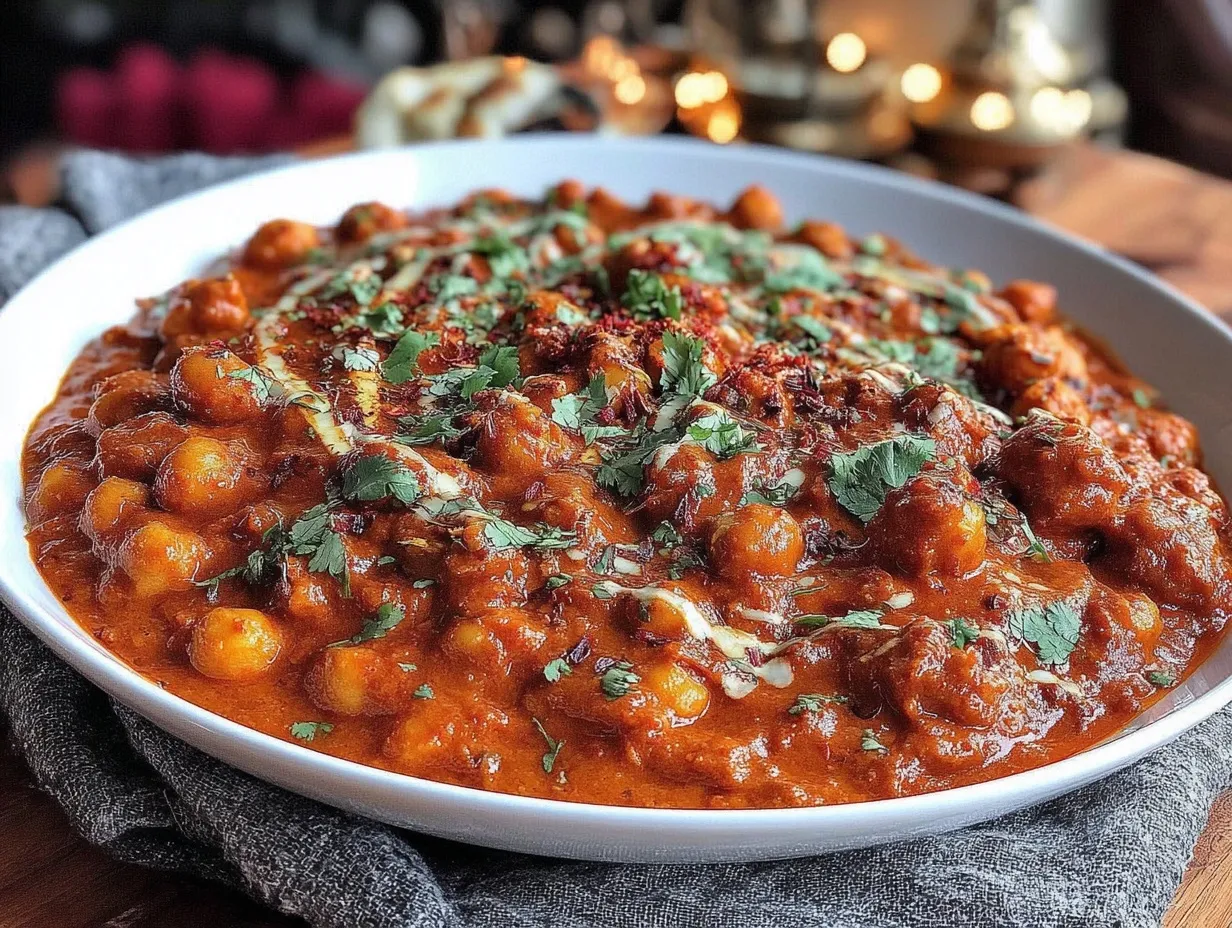 Indian Butter Chickpeas preparation steps