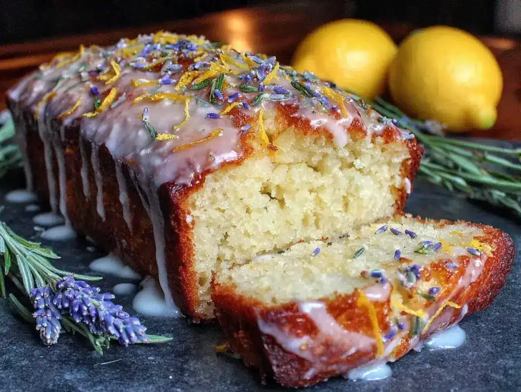 lemon lavender cake - featured image