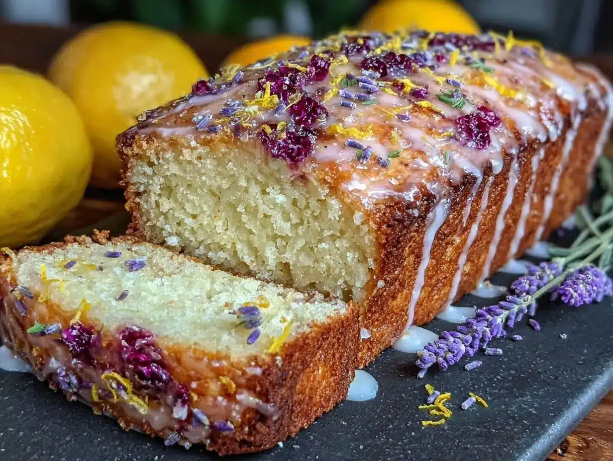 lemon lavender cake preparation steps
