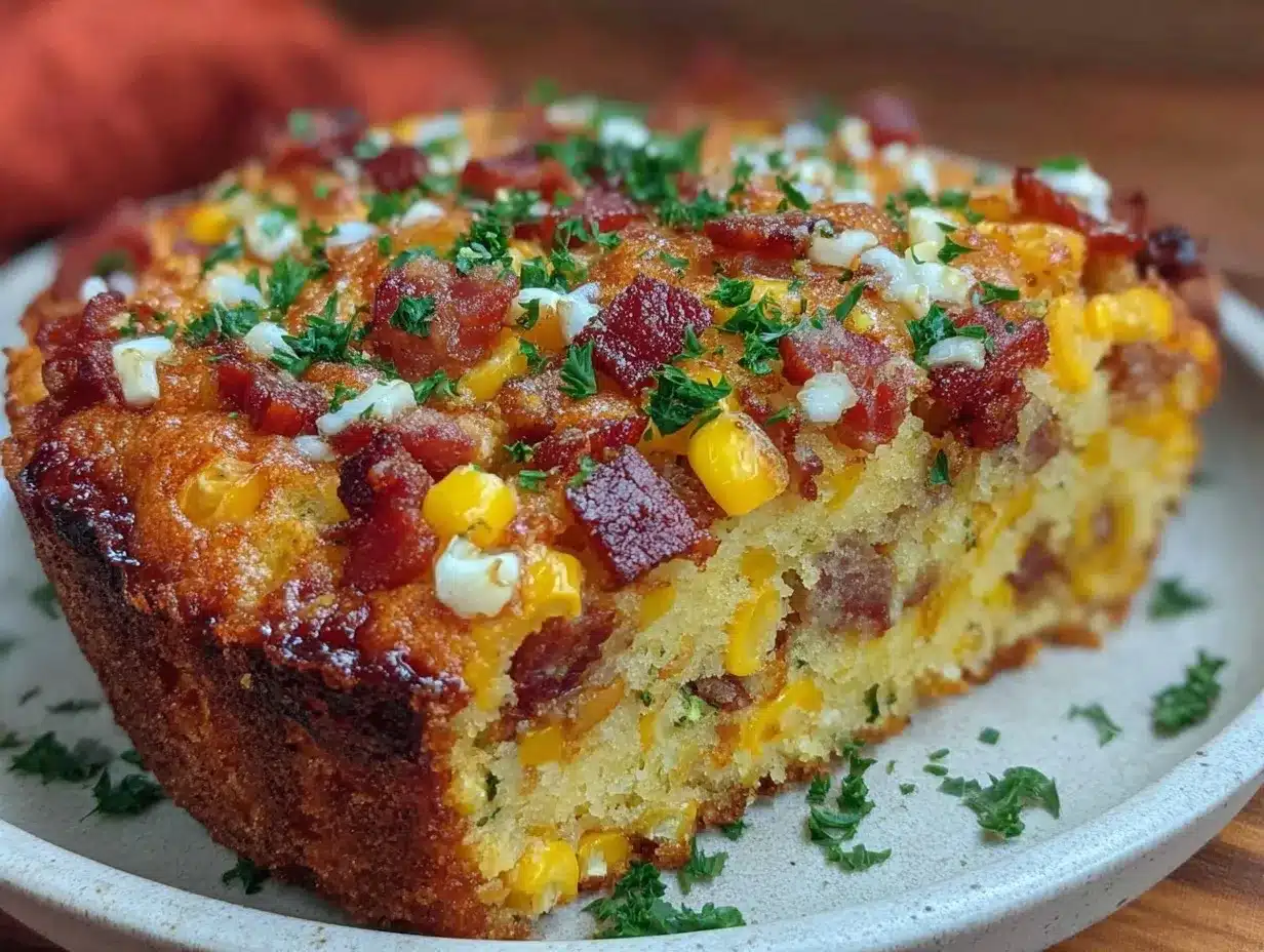 loaded cornbread casserole preparation steps