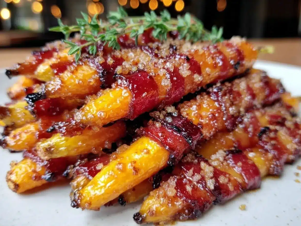 Maple Bacon Carrots preparation steps