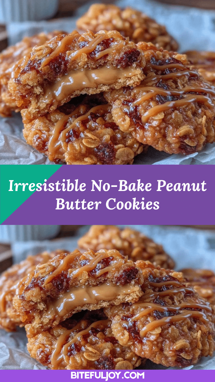 no-bake peanut butter cookies recipe