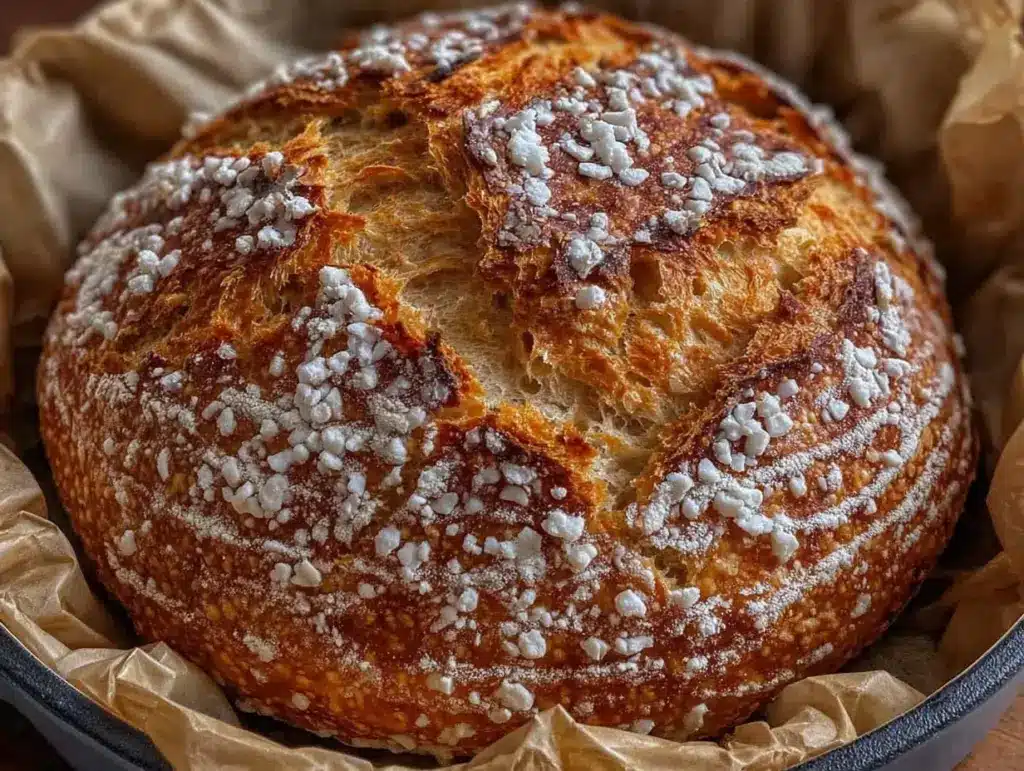 no knead dutch oven bread - featured image