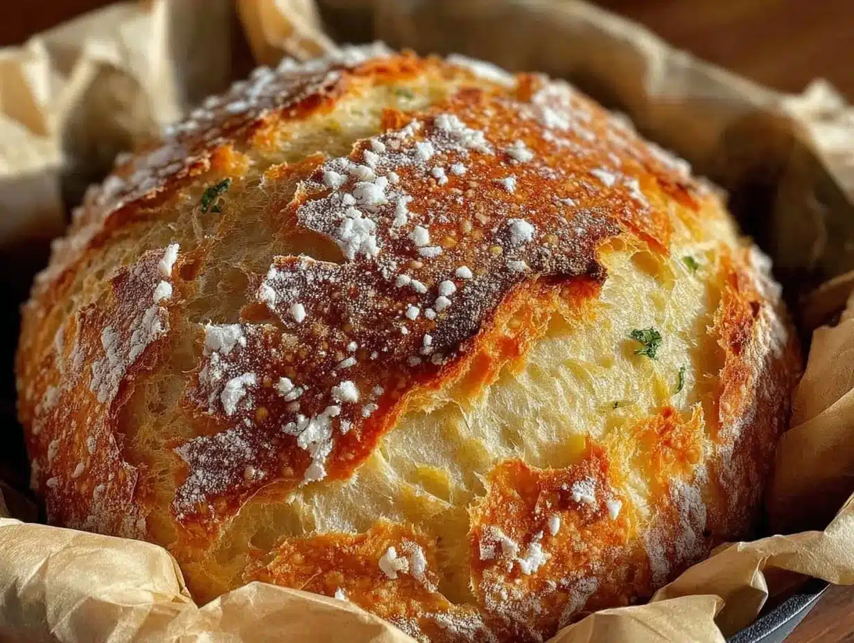 no knead dutch oven bread preparation steps