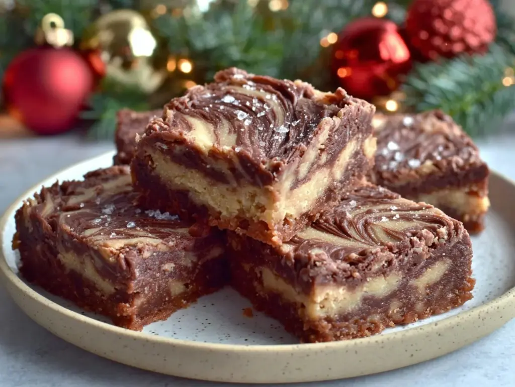 peanut butter chocolate swirl fudge - featured image