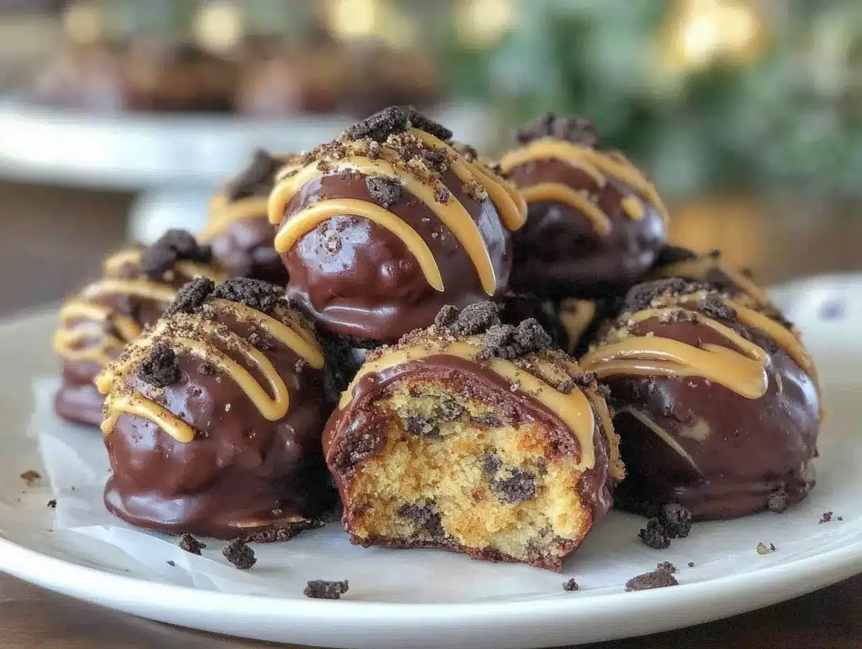 Peanut Butter Oreo Truffles preparation steps